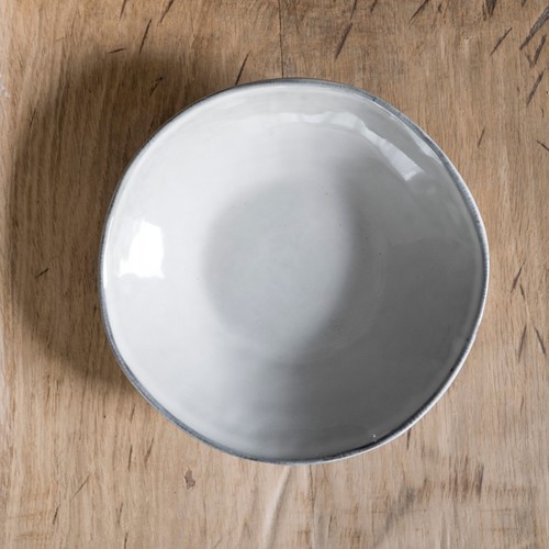 Dutch Rose Plate Deep 23,5 cm Light Grey-3