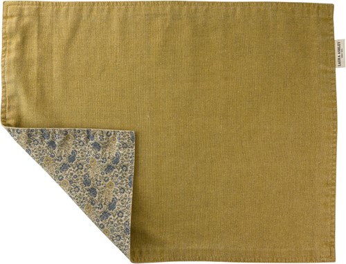 Laura Ashley Placemat Oil yellow double sided Uni/Daniela 48x35cm