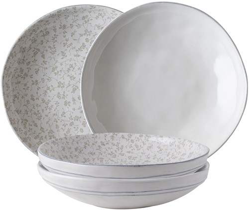 Laura Ashley Set 4 plates 22 cm deep 