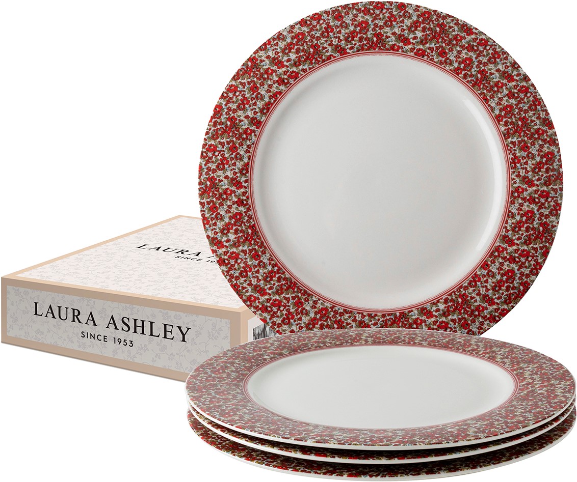 Laura Ashley Giftset 4 Plates 26 cm Wegter