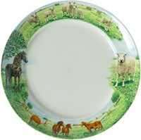 Wiebe van der Zee Plate 21 cm Horse/Sheep