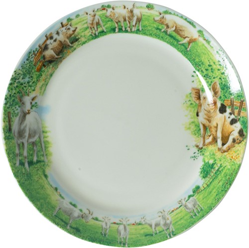 Wiebe van der Zee Plate 18 cm Goat/Pig