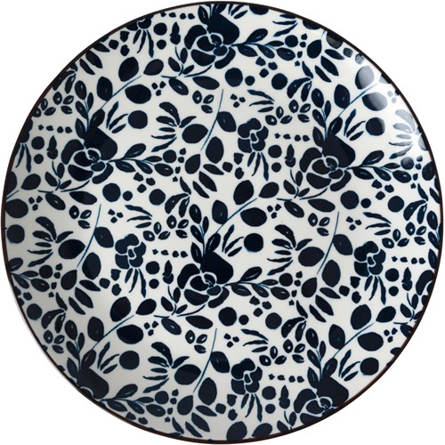 Dutch Floral Plate 26 cm Flower Small