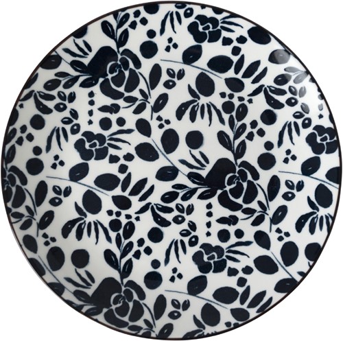 Dutch Floral Plate 21 cm Flower Small