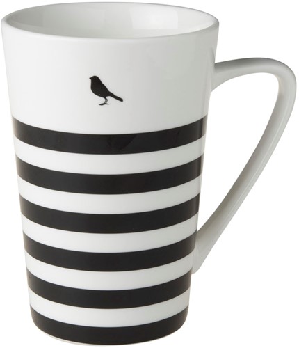 Dutch Rose Mug XL Stripe 43 cl.