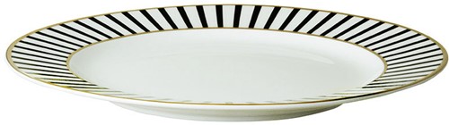 Dutch Rose Plate 21 cm Stripe Gold-2