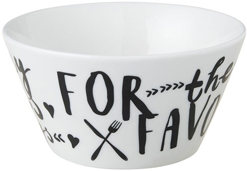 Dutch Rose Bowl 10 cm Snacks White