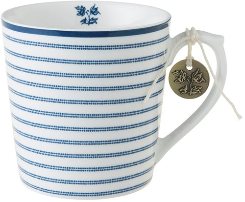Laura Ashley Mug Candy Stripe 32 cl.
