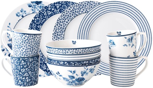 Laura Ashley Giftset 12 Pcs Breakfast Tableware