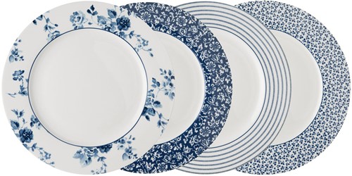Laura Ashley Giftset 4 Plates 26 cm Assorted