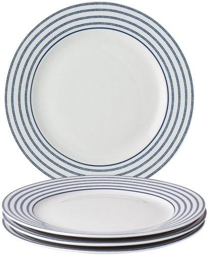 Laura Ashley Giftset 4 Plates 23 cm Candy Stripe