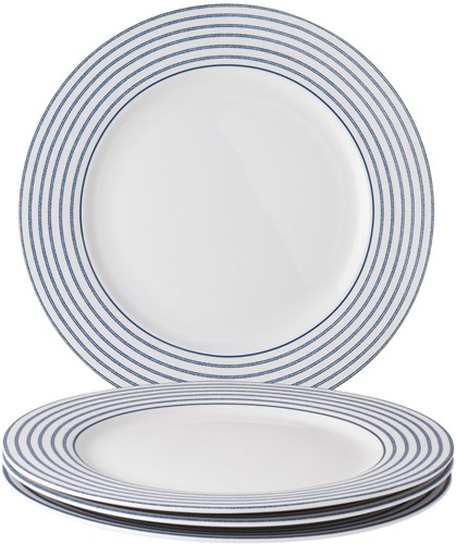 Laura Ashley Giftset 4 Plates 26 cm Candy Stripe
