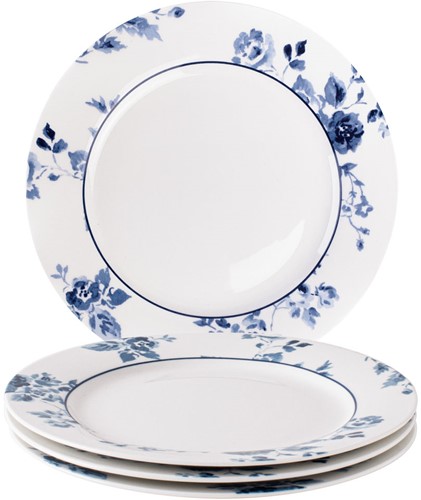Laura Ashley Giftset 4 Plates 23 cm China Rose