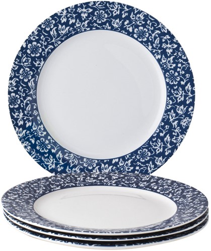 Laura Ashley Giftset 4 Plates 20 cm Sweet Alyssum