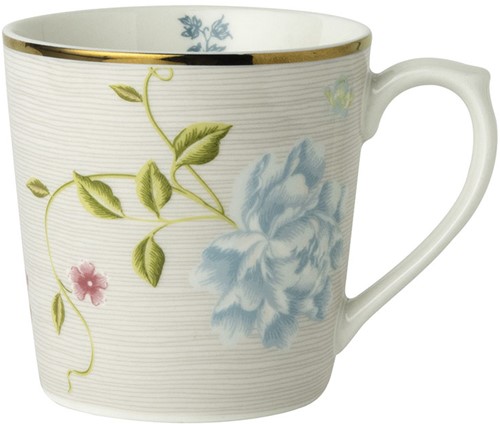 Laura Ashley Mug Cobblestone Pinstripe 32 cl.
