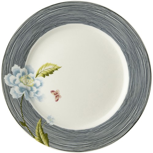 Laura Ashley Plate 20 cm Midnight Pinstripe