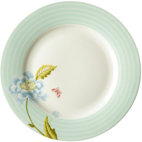 Laura Ashley Plate 20 cm Green Candy Stripe