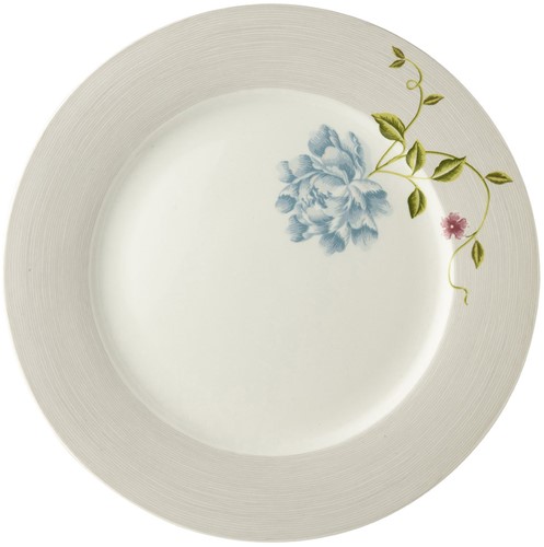 Laura Ashley Plate 26 cm Cobblestone Pinstripe