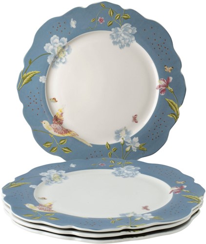 Laura Ashley Giftset 4 Plates 24,5 cm Seaspray Uni