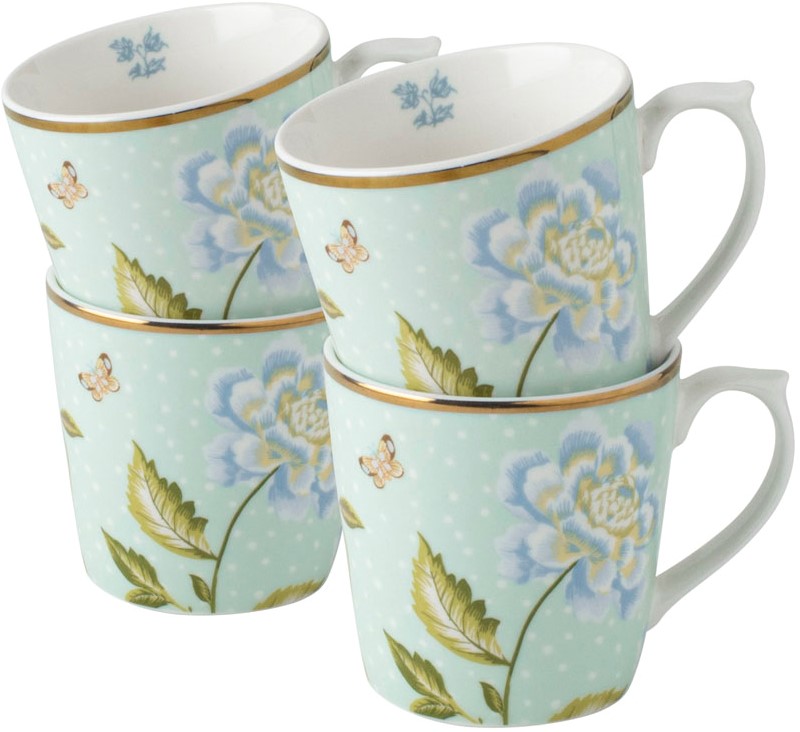 Laura Ashley Becher – Heritage Kollektion, Mint-Farbe, 270 Ml, Aus Porzellan