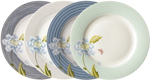 Laura Ashley Giftset 4 Plates 20 cm Assorted