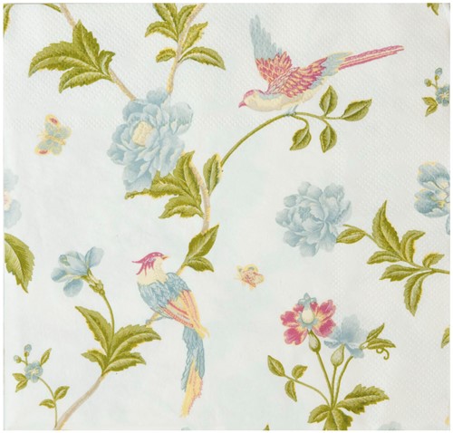 Laura Ashley Set 20 Napkins Paper Elveden Wit