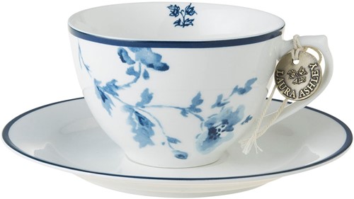 Laura Ashley Cup and Saucer China Rose 26 cl.