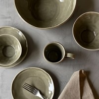 Dutch Rose Plate 26,5 cm Olive-3