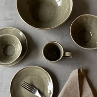 Dutch Rose Plate 26,5 cm Olive-4