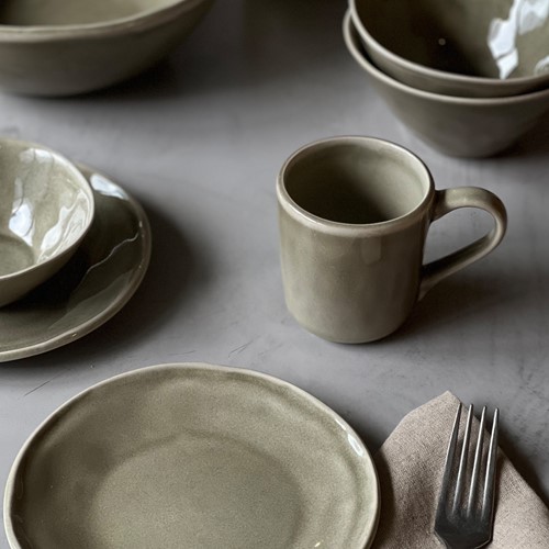 Dutch Rose Plate 21,5 cm Olive-7