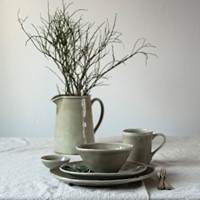 Dutch Rose Plate 21,5 cm Olive-9