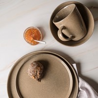 Dutch Rose Plate 21 cm Camel-3