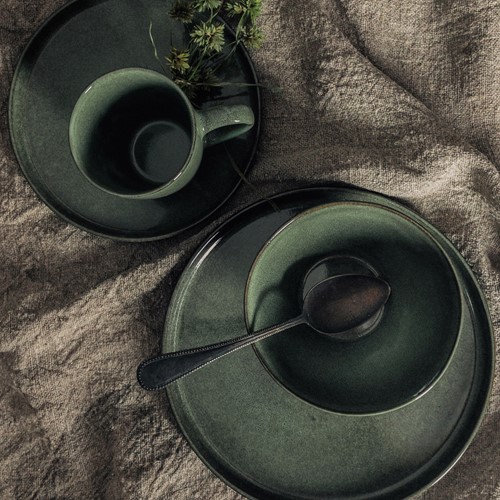 Dutch Rose Plate 18,5 cm Green-3